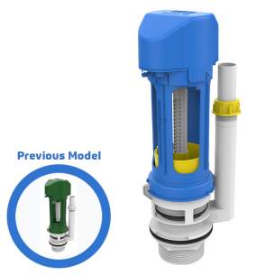 Thomas Dudley Cisterns -  Thomas Dudley 314306 Na Niagara Pneumatic Flush Valve With 6 Litre Single Flush